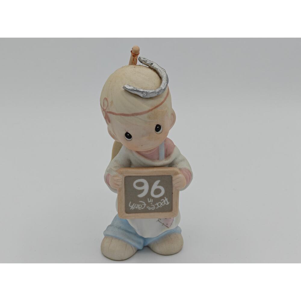 Precious Moments Peace On Earth Anyway 183342 1996‎ Figurine Enesco No Box